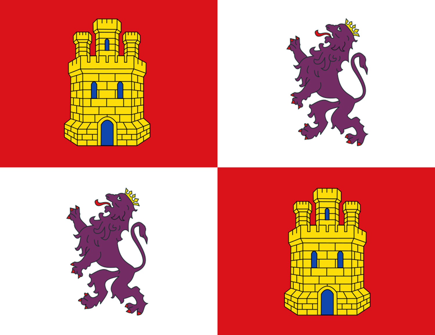 Bandera autonómica Castilla y León